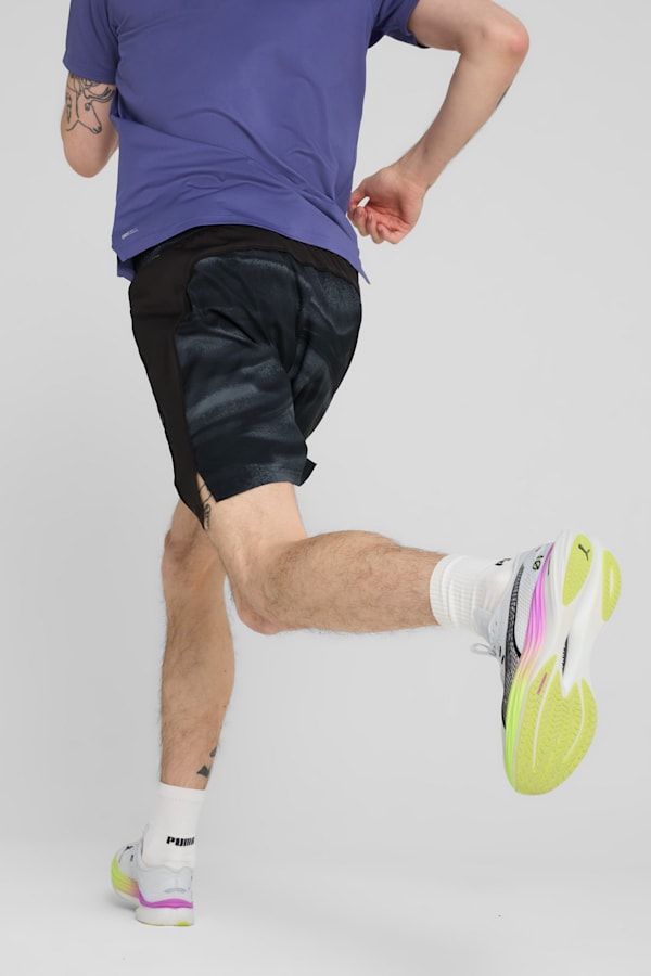 VELOCITY All-Over Print 7" Running Shorts Men, PUMA Black, extralarge